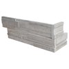 Msi White Oak 3D Ledger Corner SAMPLE Honed Marble Wall Tile ZOR-PNL-0119-SAM